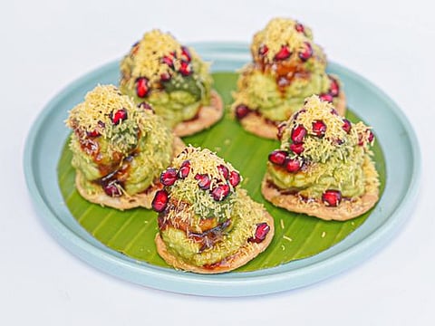 Avocado Papdi Chaat 