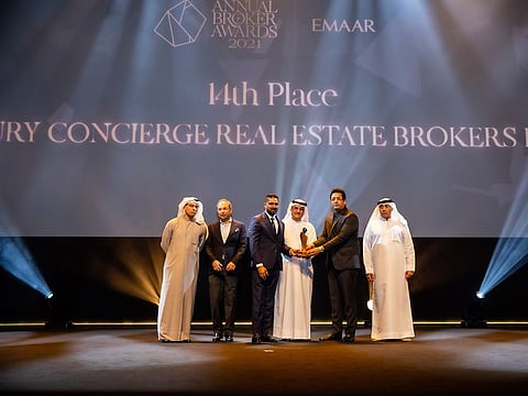 Luxury Concierge Real Estate is honoured at Annual Broker Awards 2021 by Emaar Properties for its performance last year 