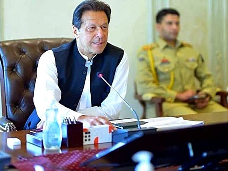 Pakistan Prime Minister Imran Khan chairs Cabinet meeting  in Islamabad on Friday.  