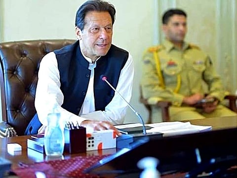 Pakistan Prime Minister Imran Khan chairs Cabinet meeting  in Islamabad on Friday.  