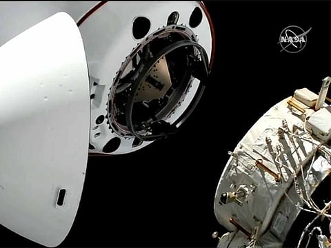 On board the ISS, which orbits 400 kilometers above sea level, the quartet will carry out 25 research projects, including an MIT technology demonstration of smart tiles that form a robotic swarm and self-assemble into space architecture.