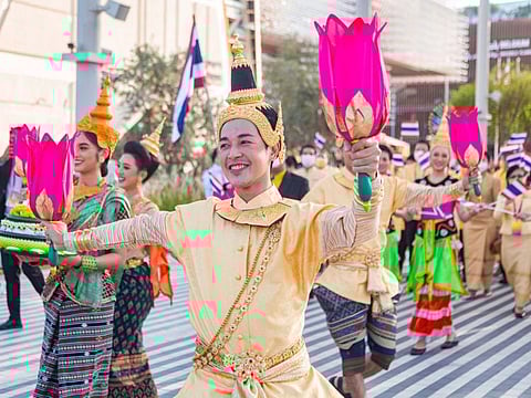 'Smile Parade' by Thailand Pavilion at Expo 2020 Dubai in December 2021