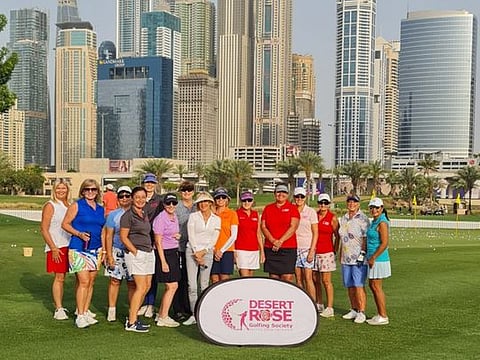 DRGS Ladies playing at Emirates Golf Club this week.