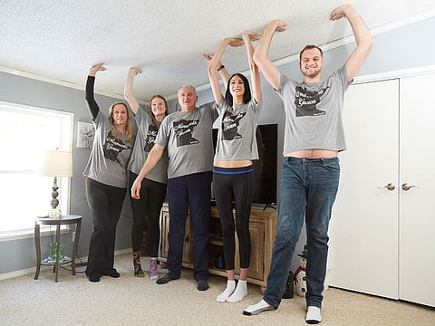 Guinness World Records reveals the world’s tallest family is an average of 203.29 cm tall