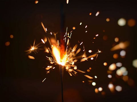 Abu Dhabi Police urge parents to protect their children from dangers of firecrackers during the Eid Al Fitr holidays. Picture used for illustrative purposes only.