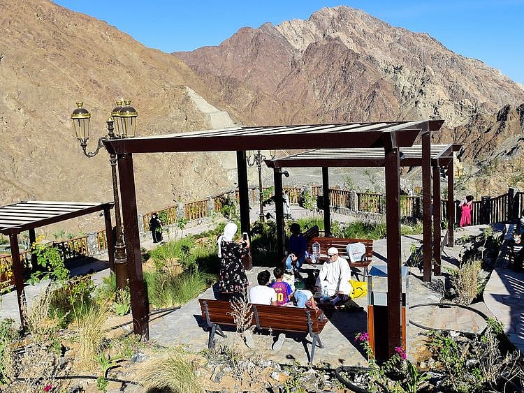 Visitors at Shees Park in Khor Fakkan, Sharjah
