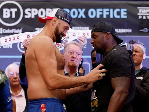 Tyson Fury and Dillian Whyte will go head to head tonight at Wembley stadium.