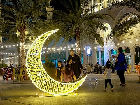 File image: Ramadan begins at the first sighting of the new crescent moon and lasts 29 or 30 days depending on the sighting of the next crescent - which marks Eid Al Fitr