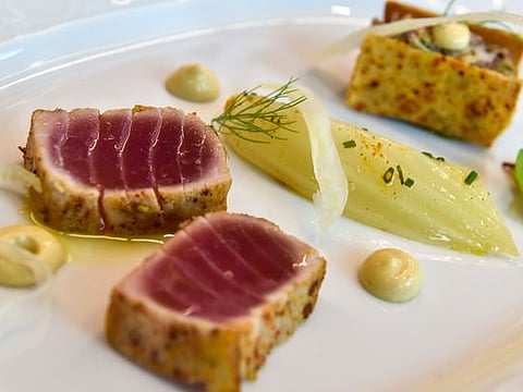 French Michelin-star chef Daniel Boulud shares a recipe for Thon Au Fenouile 