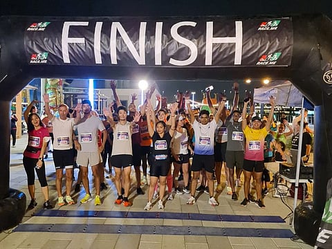 The Ramadan Night Run was held at Souk Al Marfa, the waterfront souk and marketplace at Deira Islands.