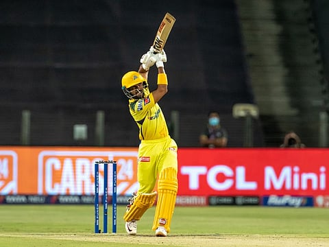 Chennai opener Ruturaj Gaikwad, seen in action during his innings of 99, says his familiarity with the Pune venue helped him in building his innings.