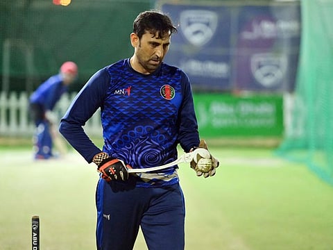 Former Pakistan skipper Younis Khan honing the skills of the Afghanistan men's team during a training camp in Abu Dhabi.