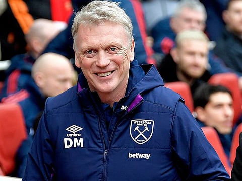 West Ham boss David Moyes.