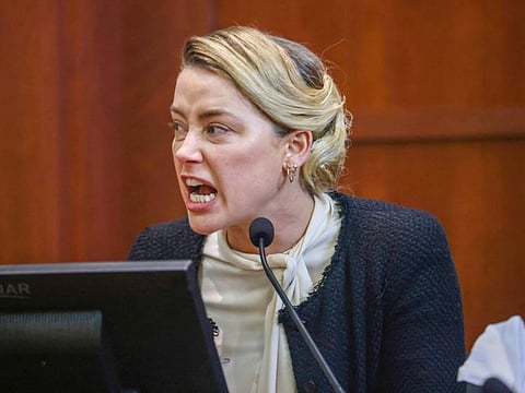 US actress Amber Heard.