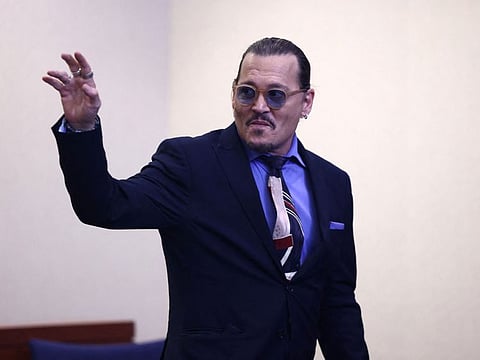 US actor Johnny Depp.