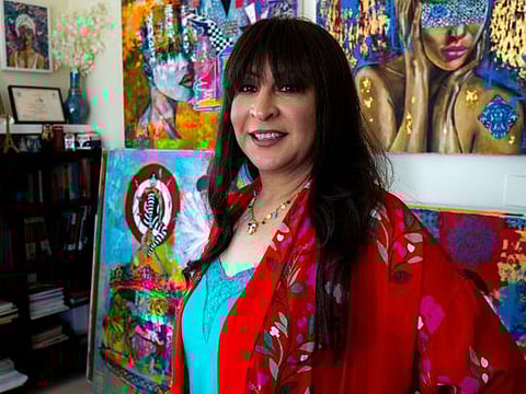 Egyptian artist in Dubai highlights women’s issues in her works