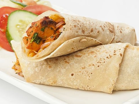 Kolkata egg and chicken kathi roll recipe