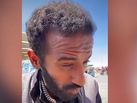  In the video, Fahd, in his 30s, said he is from Al Baha region in Saudi Arabia, and he had lost all official documents proving his identity as well as his money. “I have been stranded in Morocco since November 2021,” Fahd said.