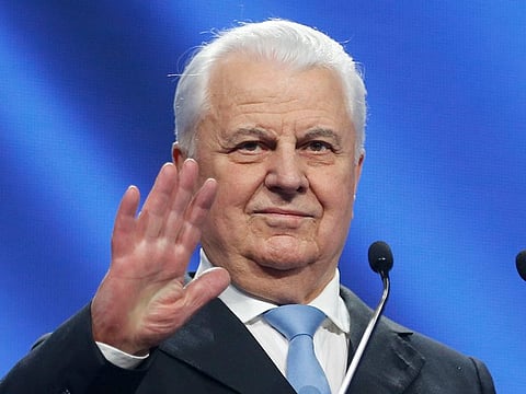 Former Ukrainian President Leonid Kravchuk, who died Tuesday.