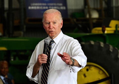 “One million empty chairs around the dinner table,” Biden said. “Each an irreplaceable loss. Each leaving behind a family, a community, and a nation forever changed.”