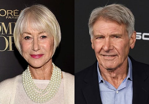 Helen Mirren and Harrison Ford.