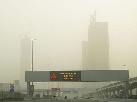 Sandstorm in the UAE