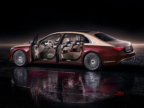 The Mercedes-Maybach S 580 limousine