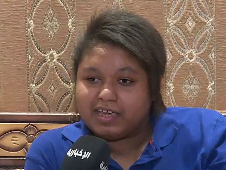 Randa speaking to the Saudi TV Al Ekhbariya.