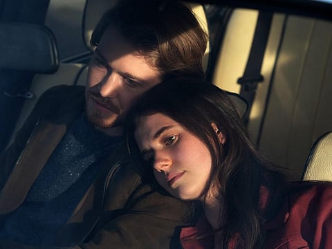 Joe Alwyn and Alison Oliver appear as Nick and Frances in Hulu's adaptation of “Conversations With Friends.” 