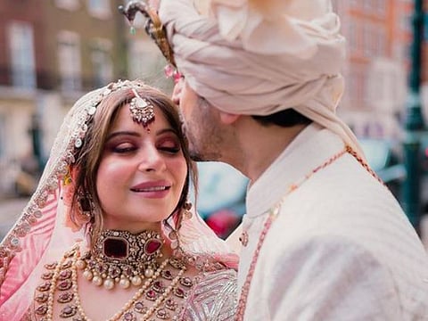 Kanika Kapoor with her husband, Gautam Hathiramani