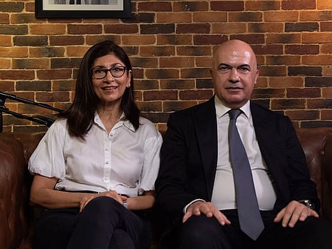 Farah Ashoka with Dr Naji Riachi