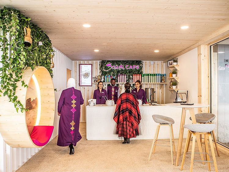 Saudi culture on the streets of Davos
