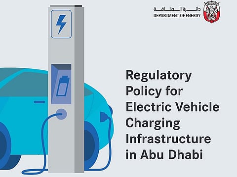 Abu Dhabi Department of Energy releases on Wednesday for electric vehicle charging infrastructure