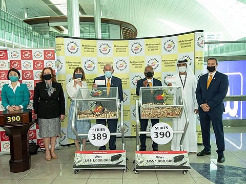 The latest DDF draw where two Indian expats emerged the winners.
