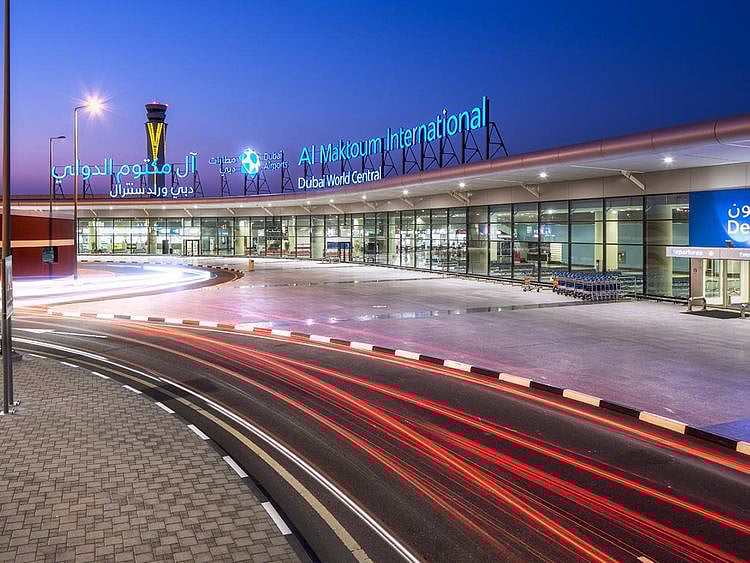STOCK Dubai World Central (DWC) airport , Al Maktoum airport