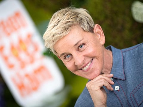 In this file photo taken on November 3, 2019, Ellen DeGeneres attends Netflix's season 1 premiere of "Green Eggs and Ham" at Hollywood Post 43, in Hollywood, California.
