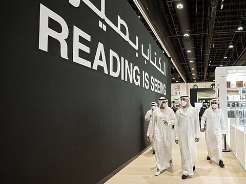 Sheikh Khaled bin Mohamed bin Zayed Al Nahyan visited the 31st edition of Abu Dhabi International Book Fair today. 