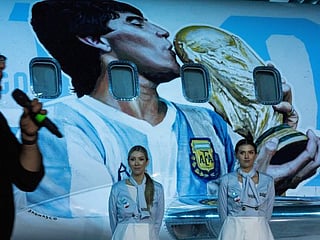 In Pictures: Diego Maradona tribute plane unveiled in Argentina