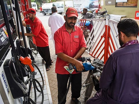  A petrol station in Karachi.
