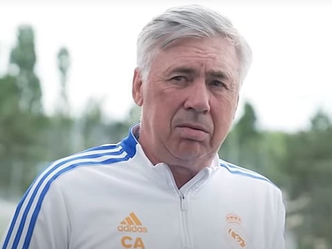 Real Madrid coach Carlo Ancelotti.