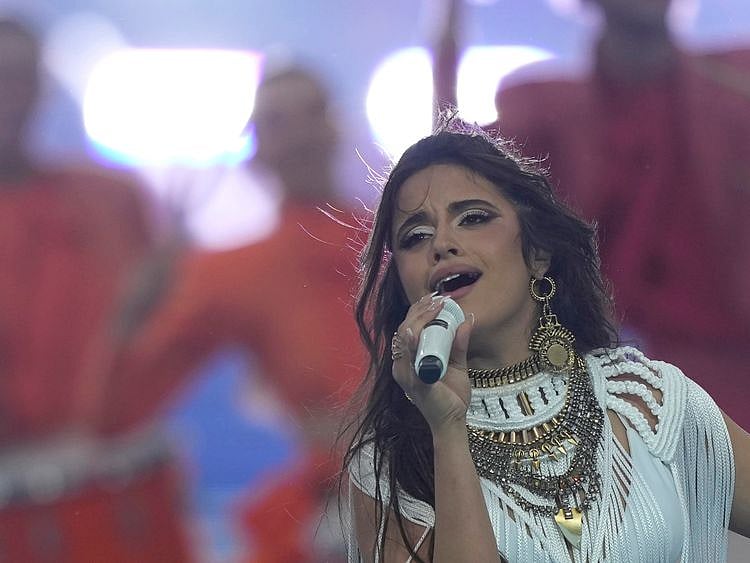 Camila Cabello at the UEFA Champions League Final