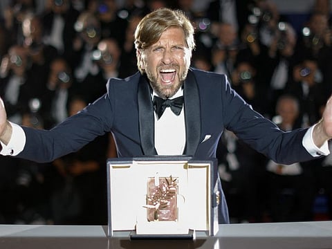 Director Ruben Ostlund, Palme d'Or award winner for the film "Triangle of Sadness"