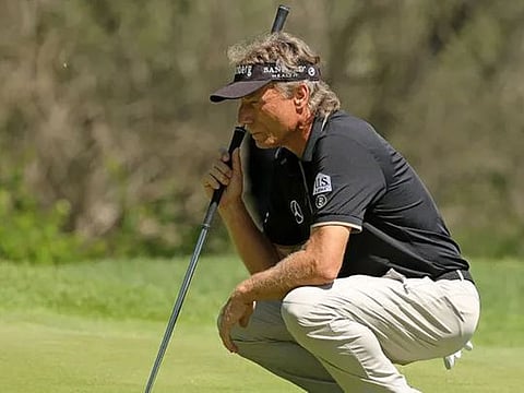 Bernhard Langer is just two shots back with a round to go in the Senior PGA Championship.
