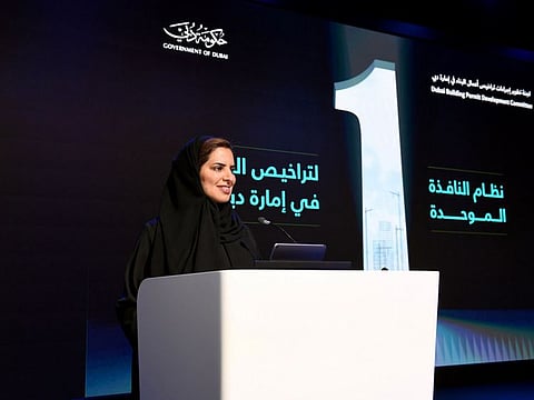 Maryam Al Muhairi, CEO, Engineering and Planning Sector, Dubai Municipality during the launch of the platform