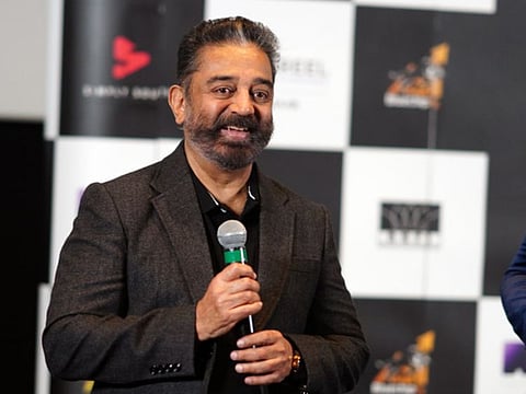Kamal Haasan in Dubai to promote 'Vikram'