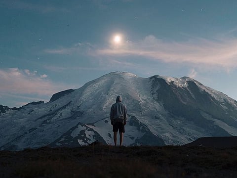 Looking at the sky for motivation and being humble about our importance in the larger perspective of things