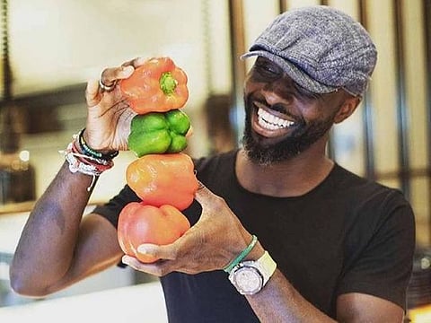 Chef Izu believes that keeping still kills creativity.