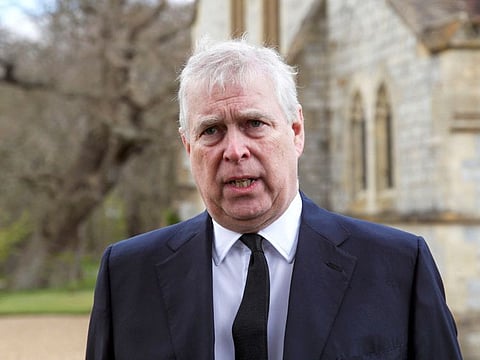 Britain's Prince Andrew in a file picture.