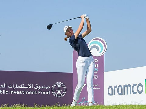 Dubai-based Chiara Noja of Germany in action in Saudi Arabia earlier in the season.