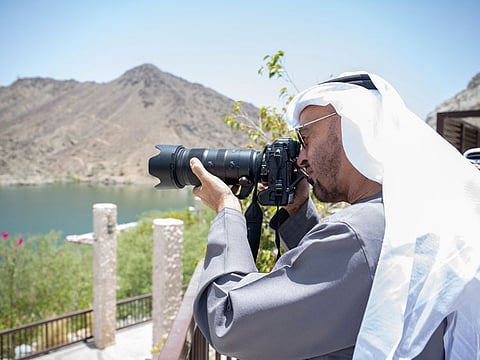 Sheikh Mohamed toured a number of vital development projects and tourist attractions in Khor Fakkan and Al Dhaid cities. 